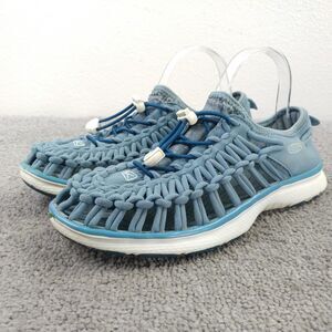 Keen Uneek Sandals Womens 7.5 Shoes Fisherman Bungee Cord Blue Beach Summer